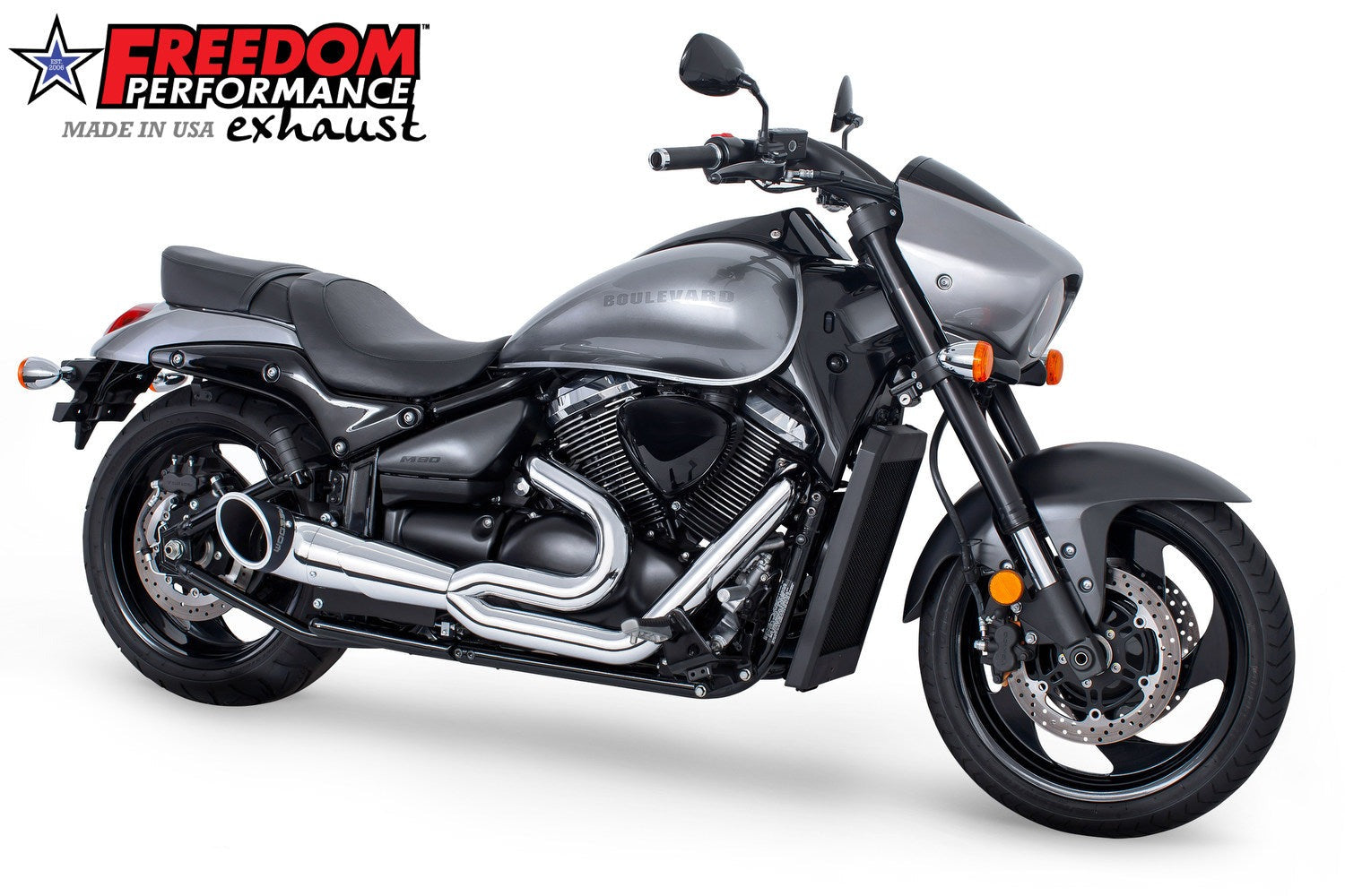 SUZUKI BOULEVARD M90 2-INTO-1 TURNOUT/SIDEDUMP FULL SYSTEM 2015-Present