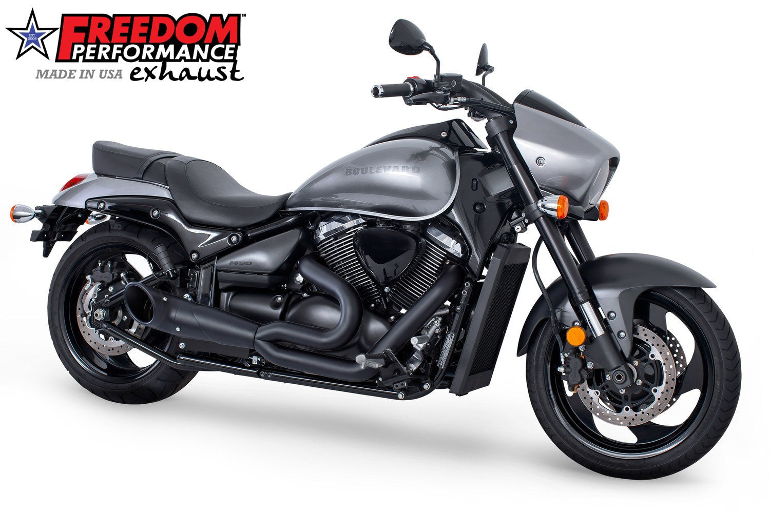 SUZUKI BOULEVARD M90 2-INTO-1 TURNOUT/SIDEDUMP FULL SYSTEM 2015-Present