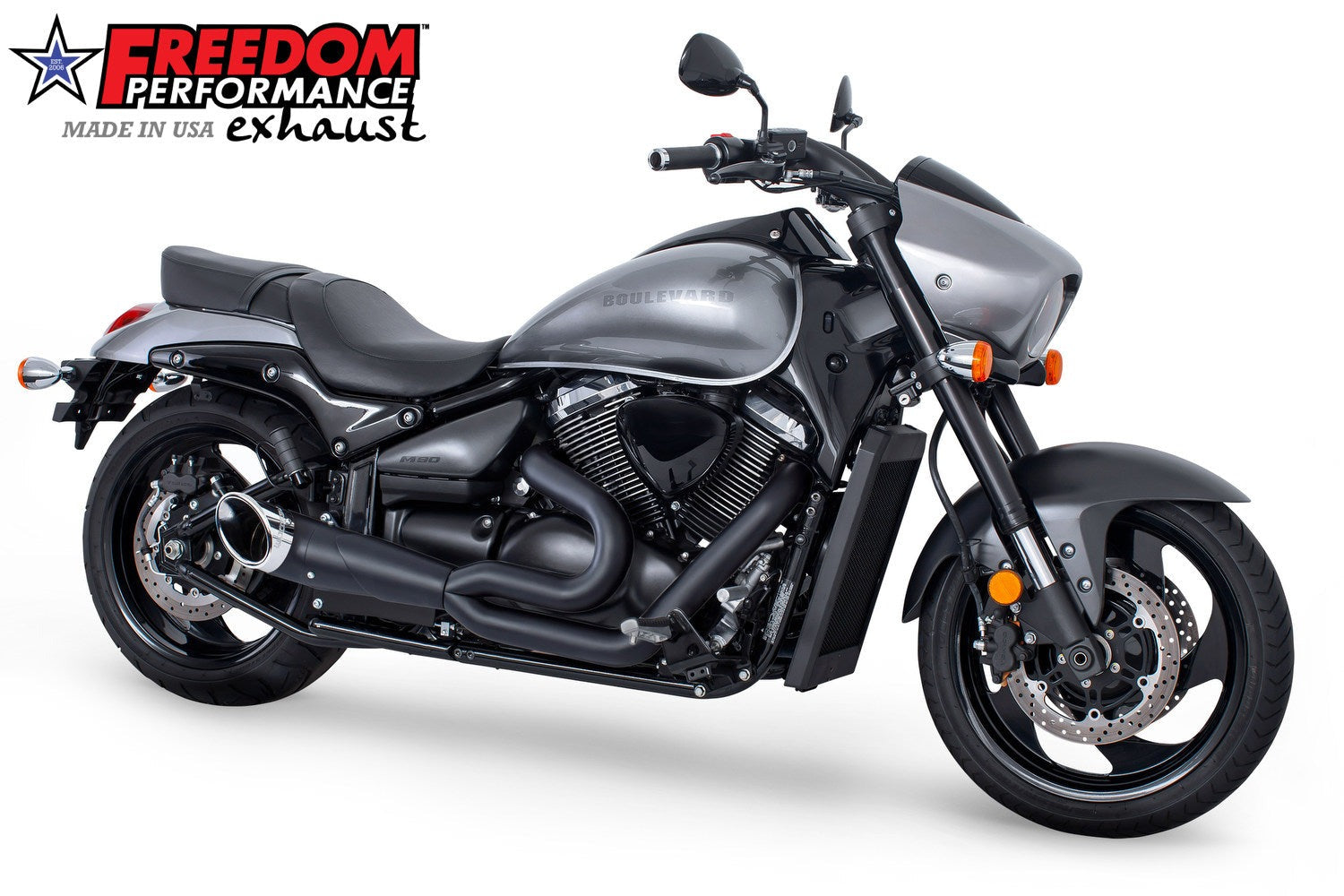 SUZUKI BOULEVARD M90 2-INTO-1 TURNOUT/SIDEDUMP FULL SYSTEM 2015-Present