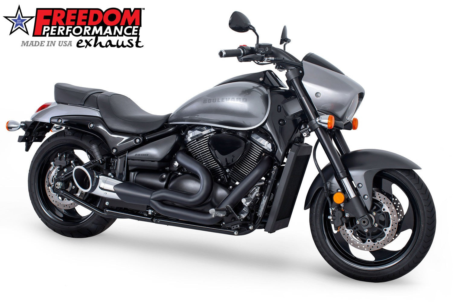 SUZUKI BOULEVARD M90 2-INTO-1 TURNOUT/SIDEDUMP FULL SYSTEM 2015-Present