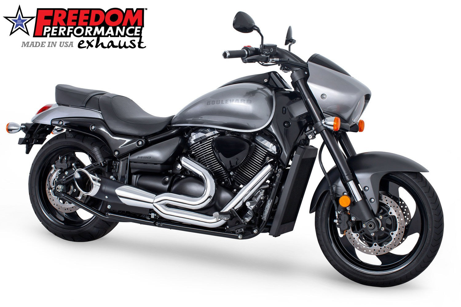 SUZUKI BOULEVARD M90 2-INTO-1 TURNOUT/SIDEDUMP FULL SYSTEM 2015-Present
