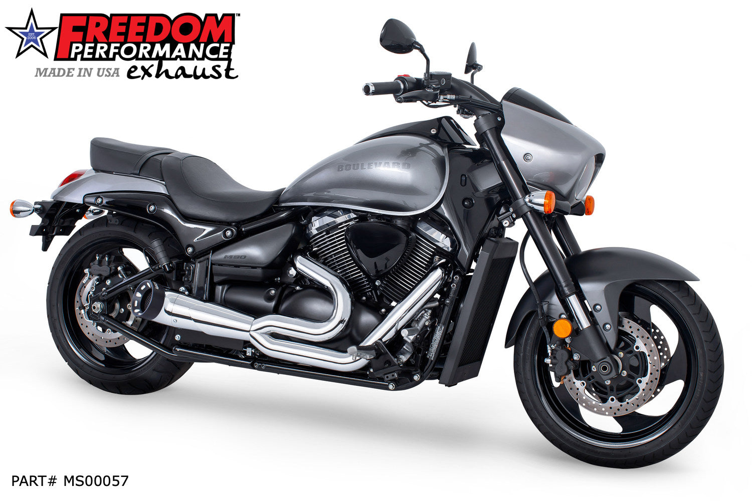 SUZUKI BOULEVARD M90 2-INTO-1 TURNOUT/SIDEDUMP FULL SYSTEM 2015-Present