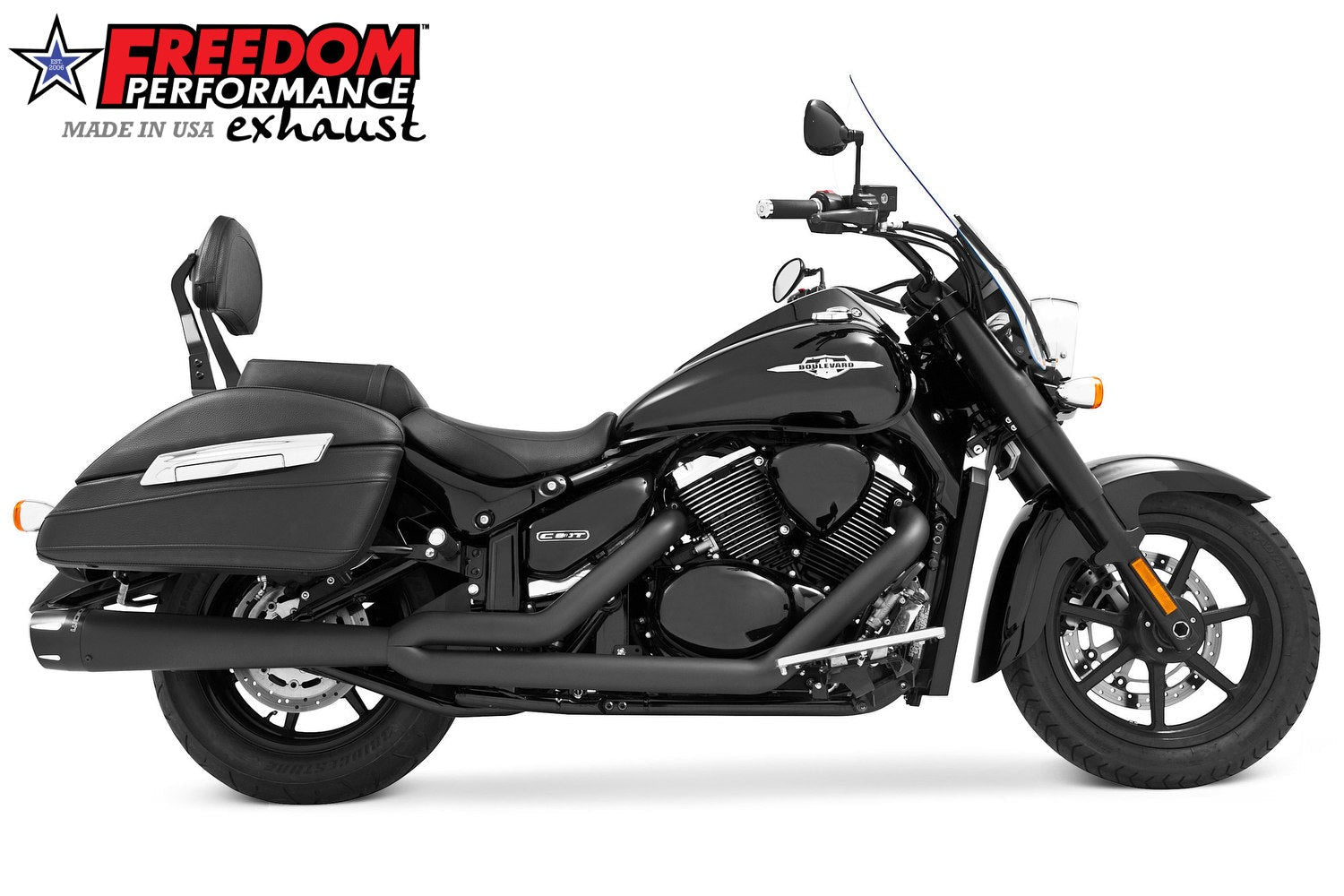 Vanne D'angle 90° CNC Alu Pour Suzuki Intruder VL1500 - Neuf MTP-Racing