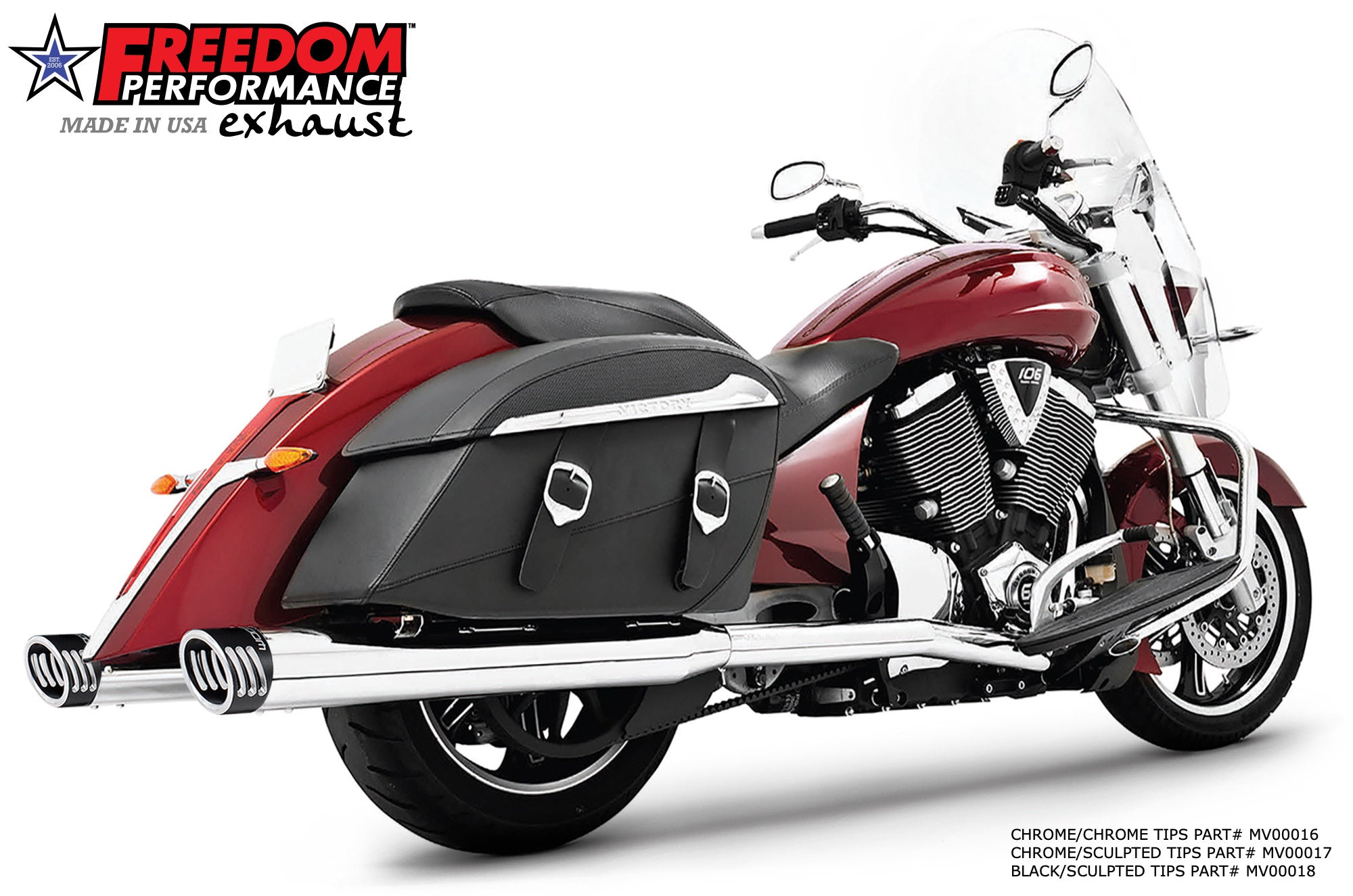 VICTORY CROSS COUNTRY 5 STEPPED COMPLETE TRUE-DUAL SYSTEM (SPECIAL ORDER)