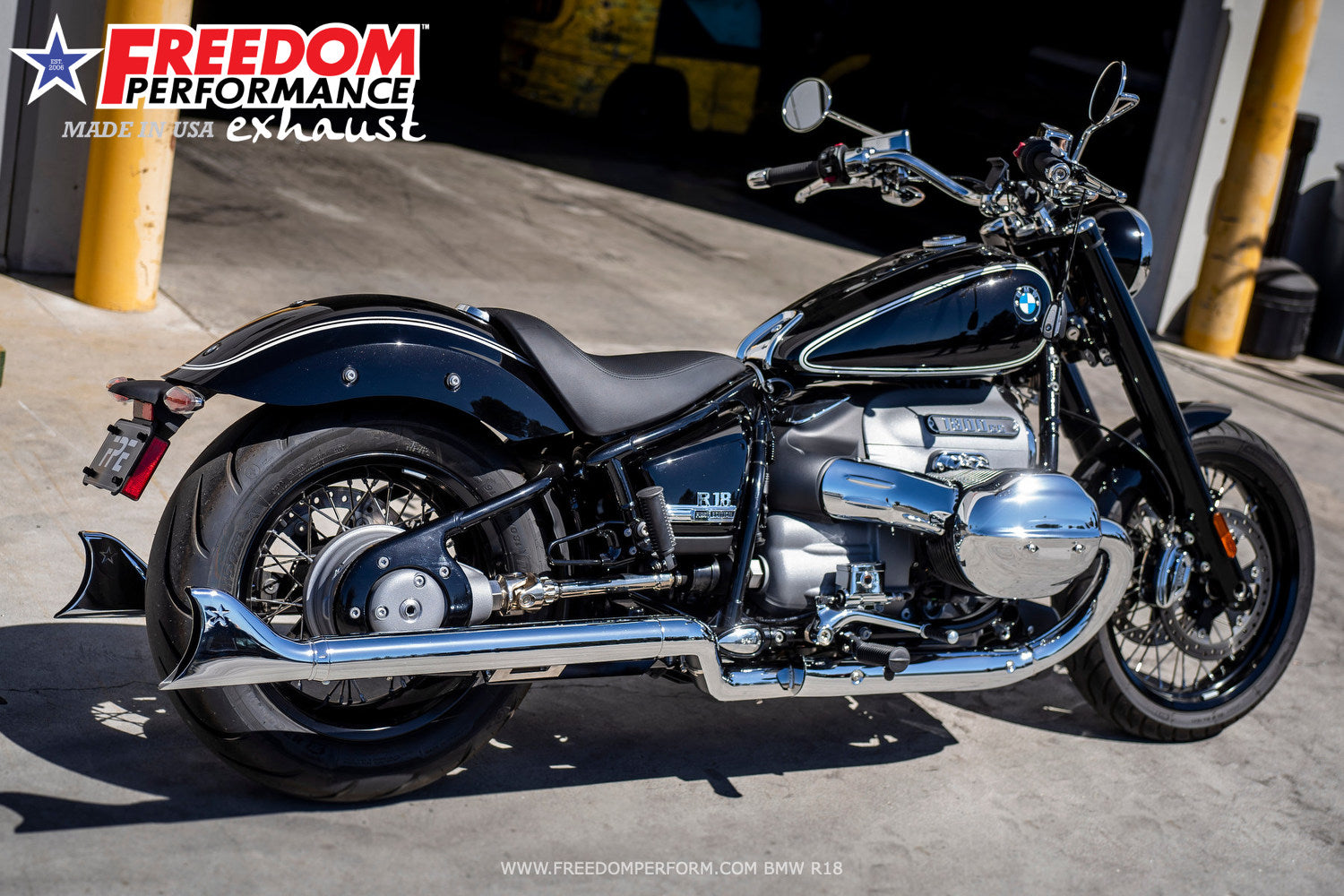 BMW R 18 2.5" SHARKTAIL SLIP-ONS (
