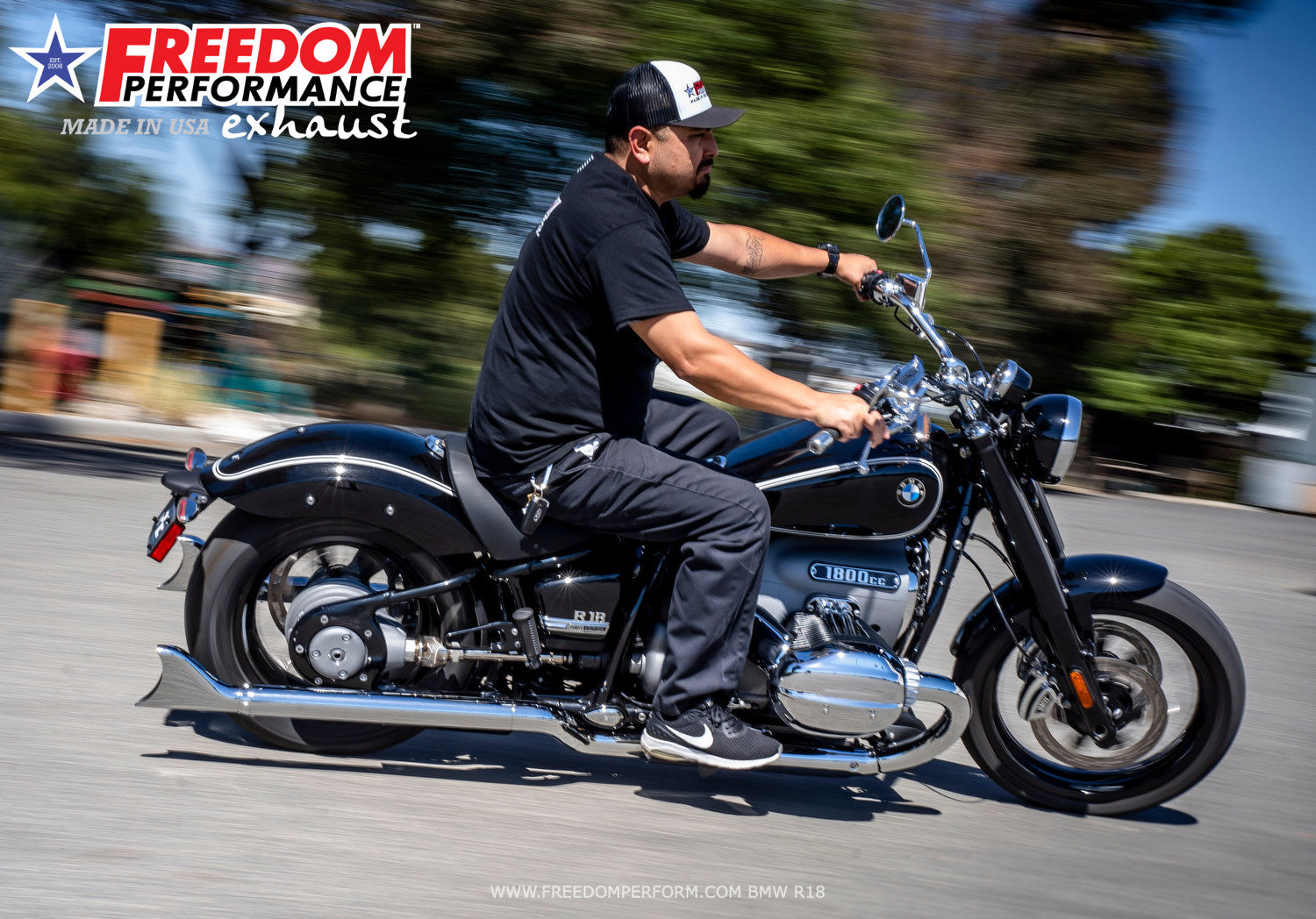 BMW R 18 2.5" SHARKTAIL SLIP-ONS (SPECIAL ORDER) – Freedom Exhaust ...