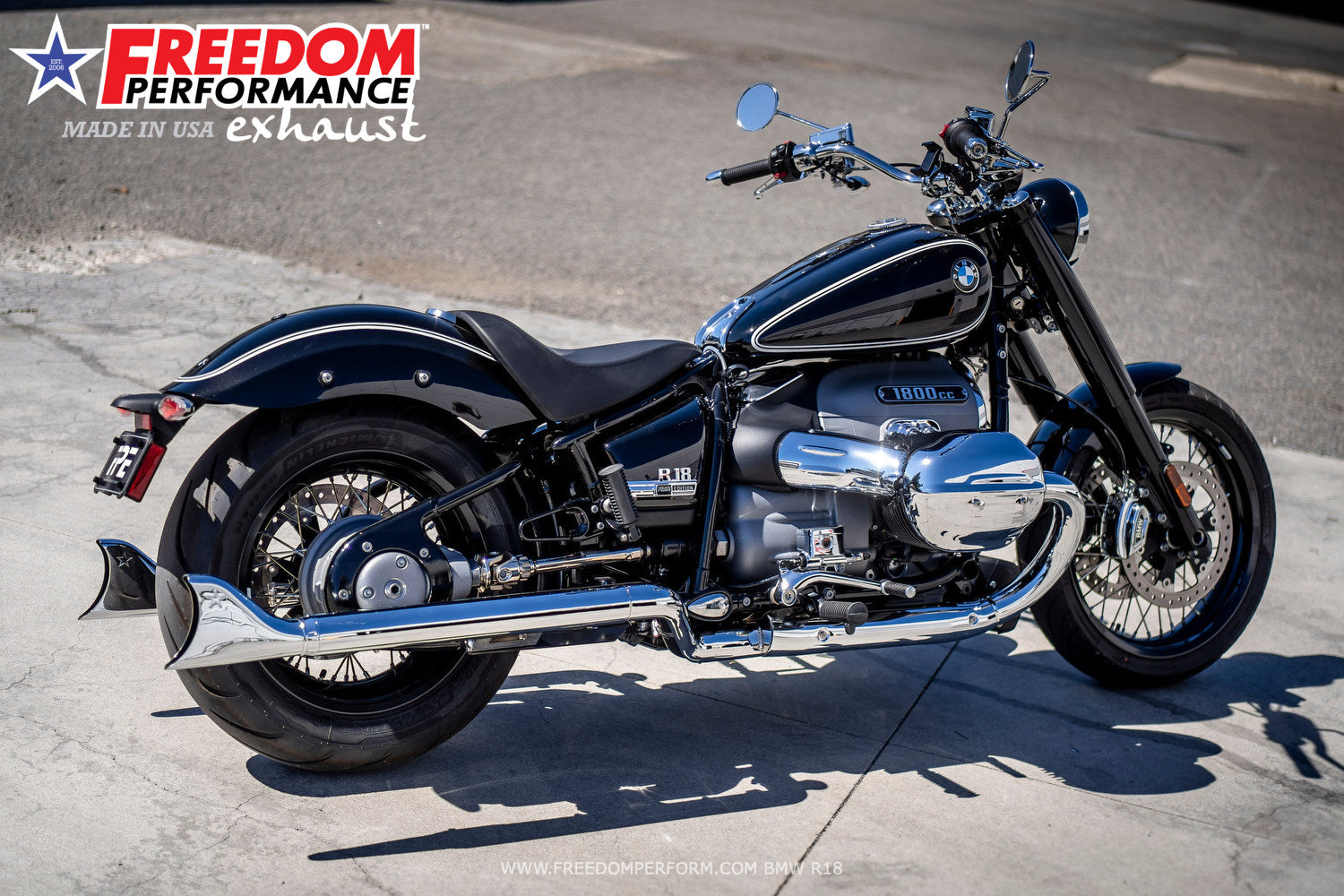 BMW R 18 2.5" SHARKTAIL SLIP-ONS (
