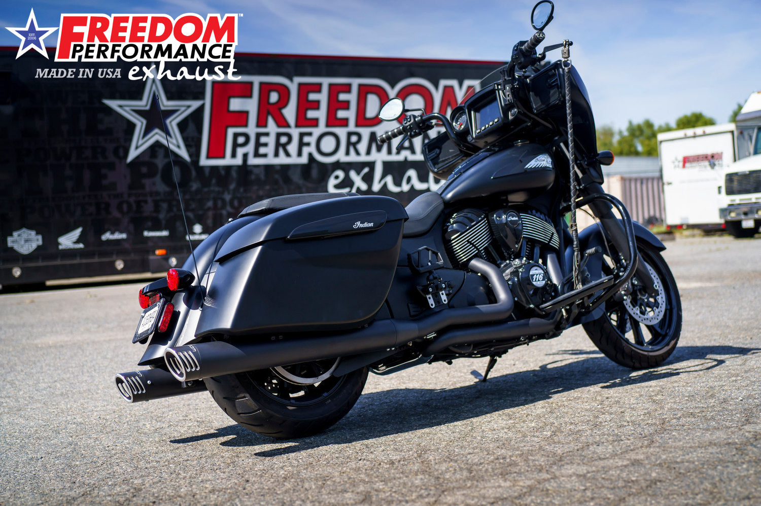 INDIAN CHIEFTAIN / ROADMASTER / SPRINGFIELD / VINTAGE / CLASSIC TRUE-DUAL TUCK-N-UNDER  "HEADERS ONLY" (SPECIAL ORDER)