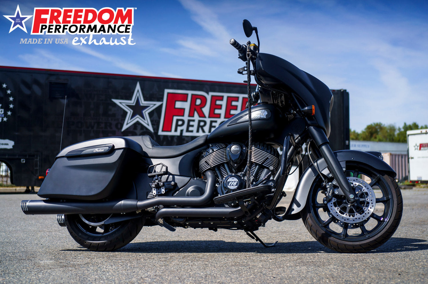 INDIAN CHIEFTAIN / ROADMASTER / SPRINGFIELD / VINTAGE / CLASSIC TRUE-DUAL TUCK-N-UNDER  "HEADERS ONLY" (SPECIAL ORDER)