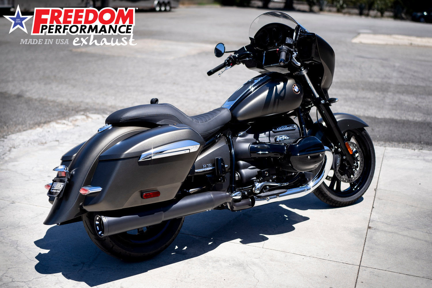 BMW R 18 BAGGER B/TRANSCONTINENTAL/ROCTANE 2-STEP 4.5" EXTENDED SLIP-ONS ONLY!