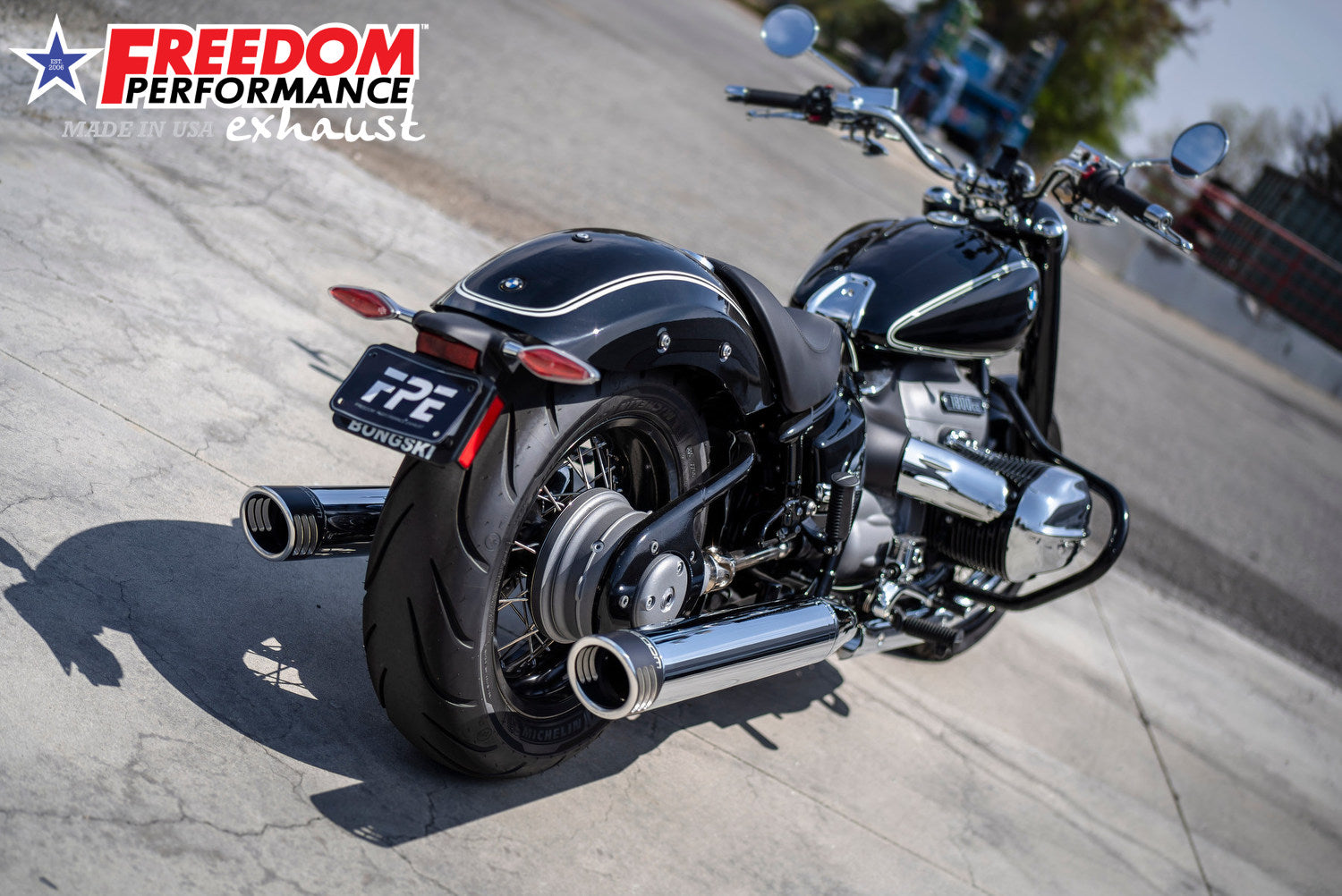 BMW R 18 4" FREEDOM SLIP-ONS ONLY! BUNDLE