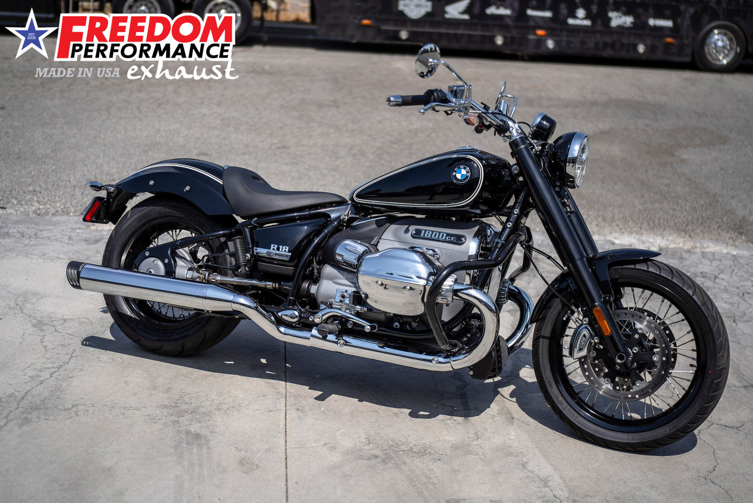 BMW R 18 4" FREEDOM SLIP-ONS ONLY! BUNDLE