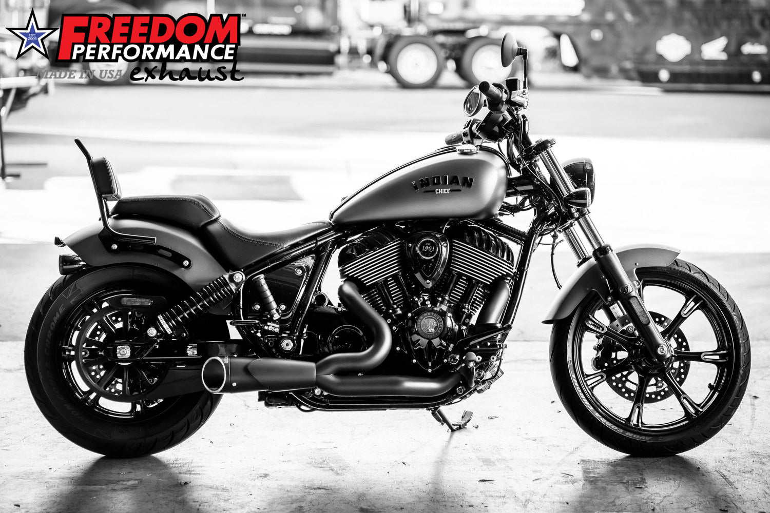 INDIAN CHIEF/SPORT/BOBBER/SUPER/LIMITED 4.5" 2-INTO-1 SHORTY 2021-PRESENT Bundle