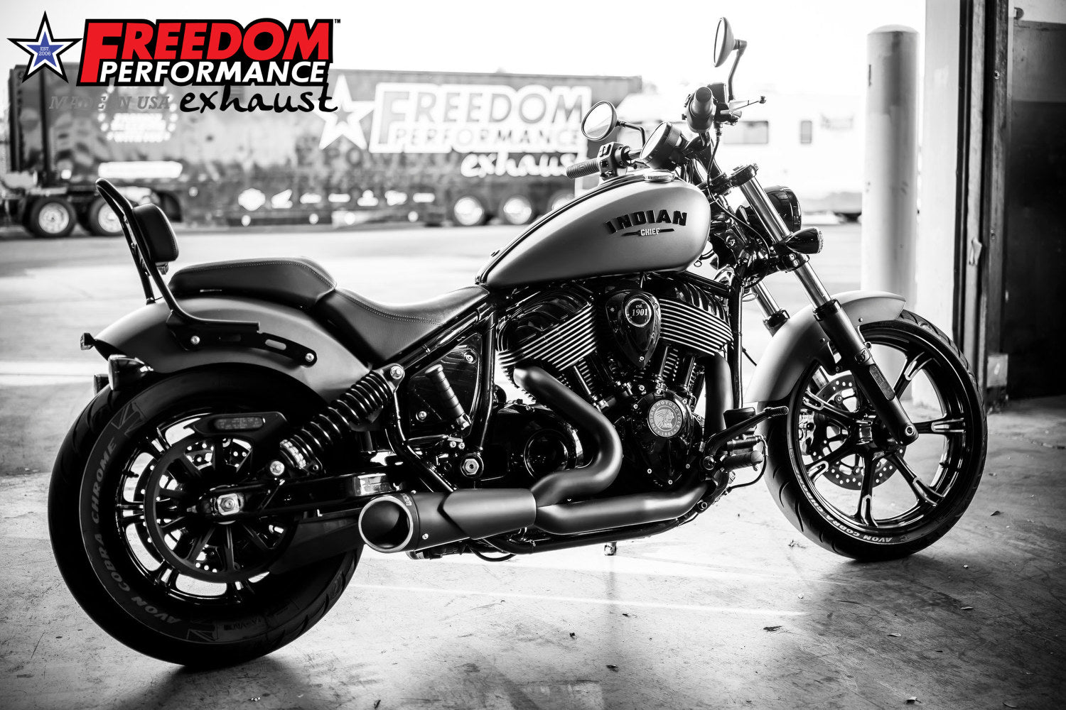 INDIAN CHIEF/SPORT/BOBBER/SUPER/LIMITED 4.5" 2-INTO-1 SHORTY 2021-PRESENT Bundle