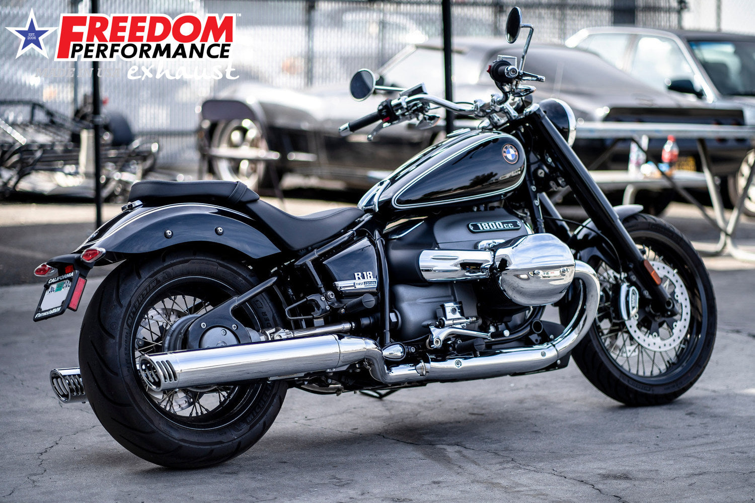 BMW R 18 4" FREEDOM SLIP-ONS ONLY! BUNDLE
