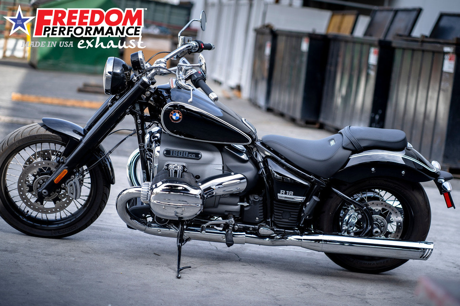 BMW R 18 4" FREEDOM SLIP-ONS ONLY! BUNDLE