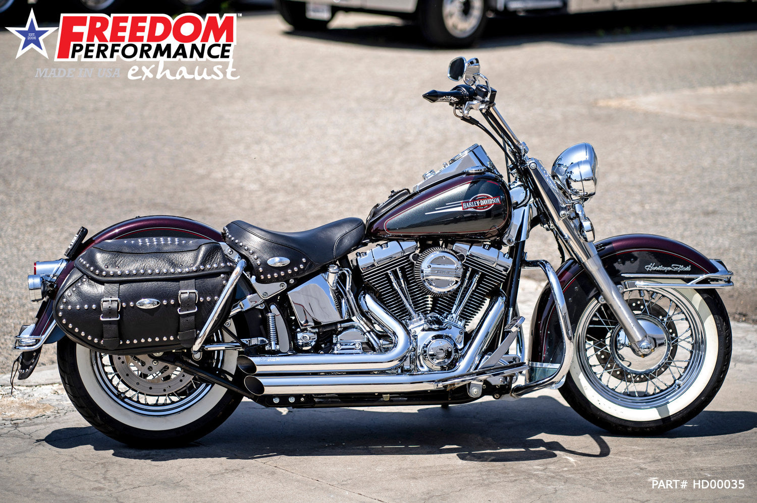 HARLEY SOFTAIL AMENDMENT SIDE SLASH