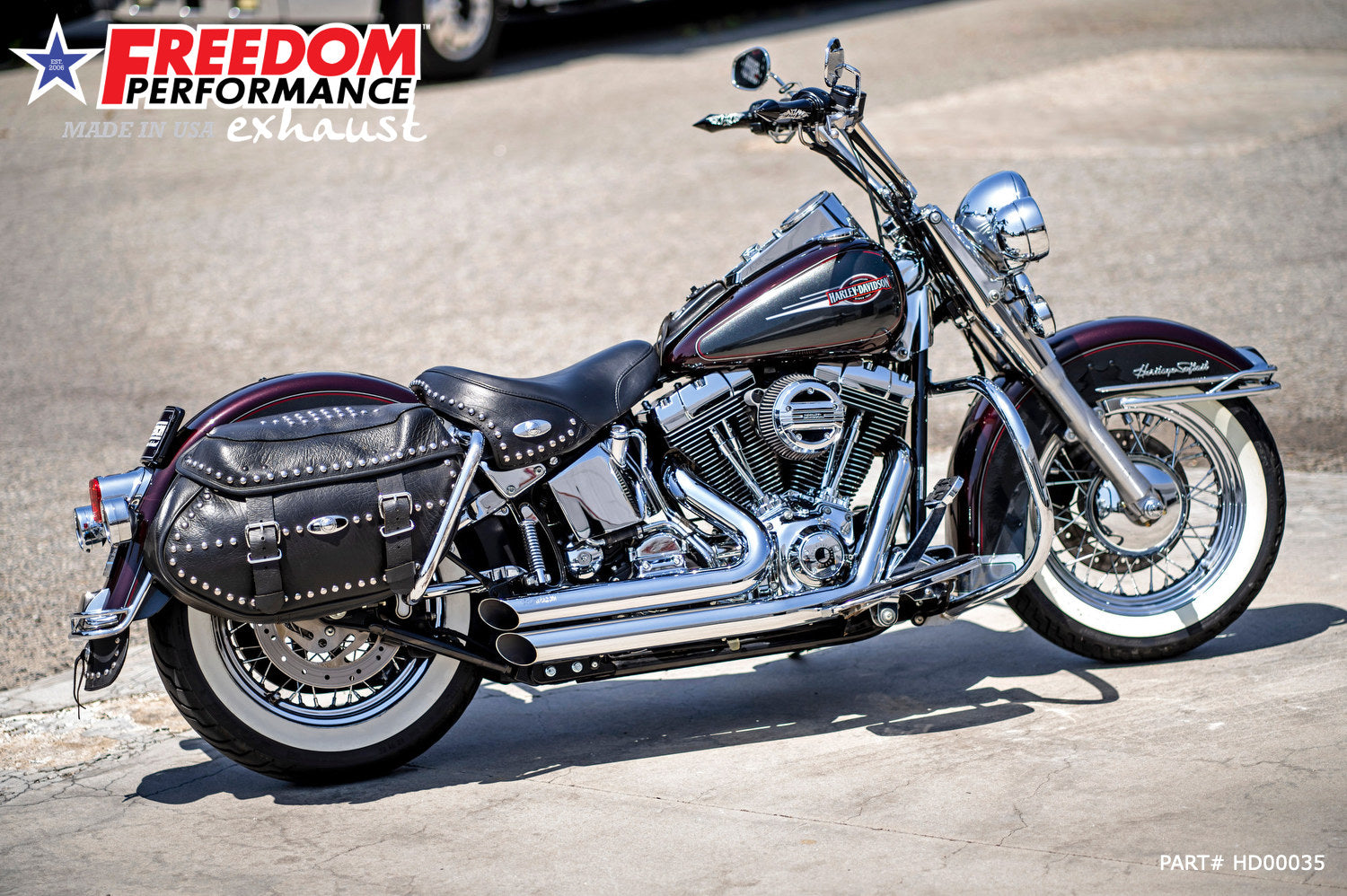 HARLEY SOFTAIL AMENDMENT SIDE SLASH