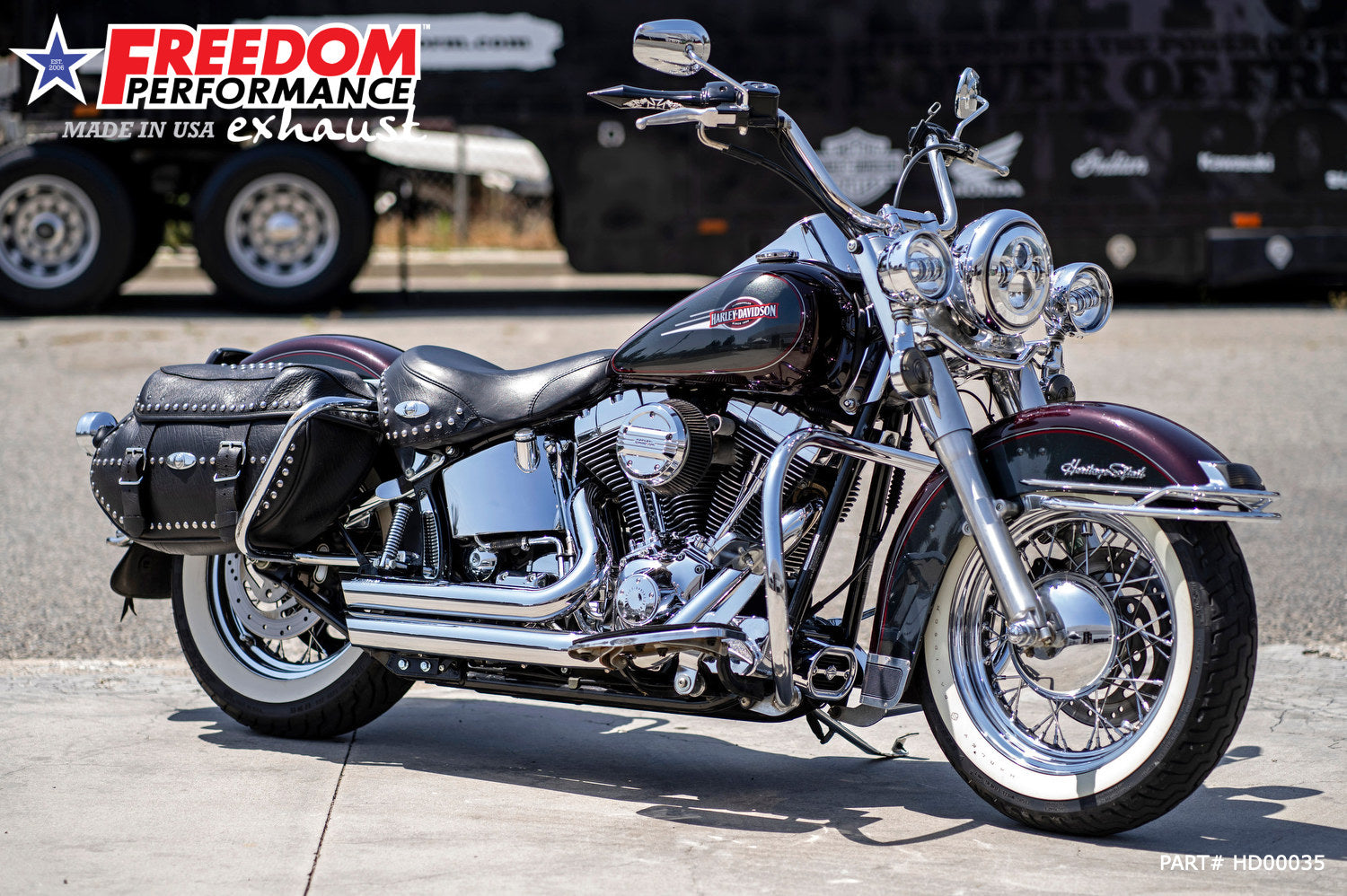 HARLEY SOFTAIL AMENDMENT SIDE SLASH