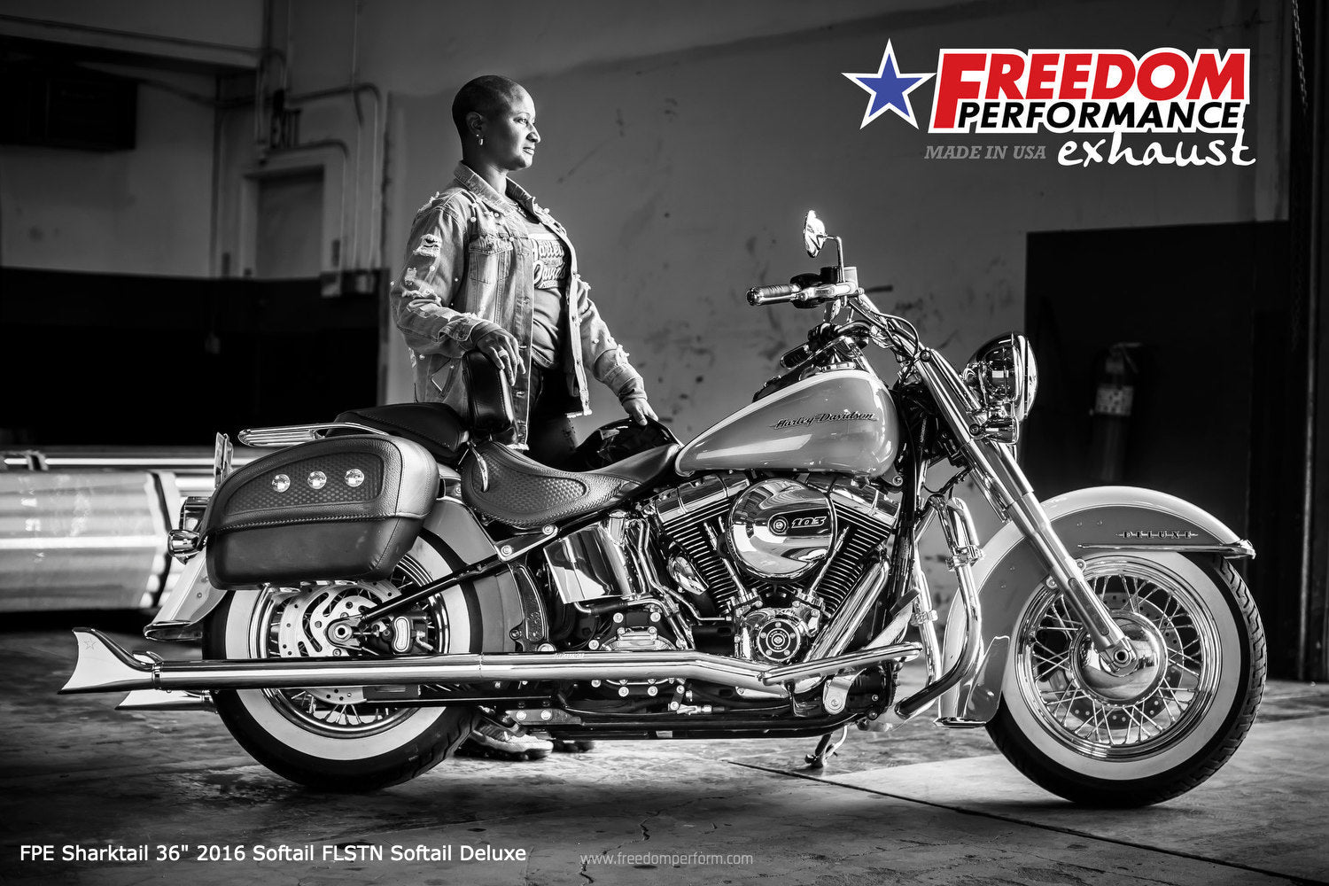 HARLEY SOFTAIL 2.5" CLASSIC SHARKTAIL/CREEPERS TRUE-DUALS FULL SYSTEM Fits 1986-2006 or 2007-2017
