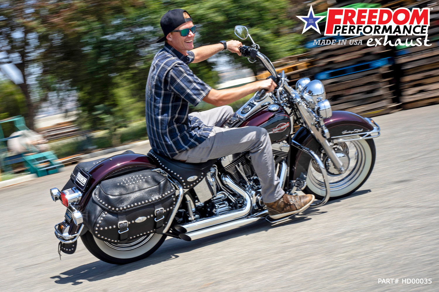 HARLEY SOFTAIL AMENDMENT SIDE SLASH
