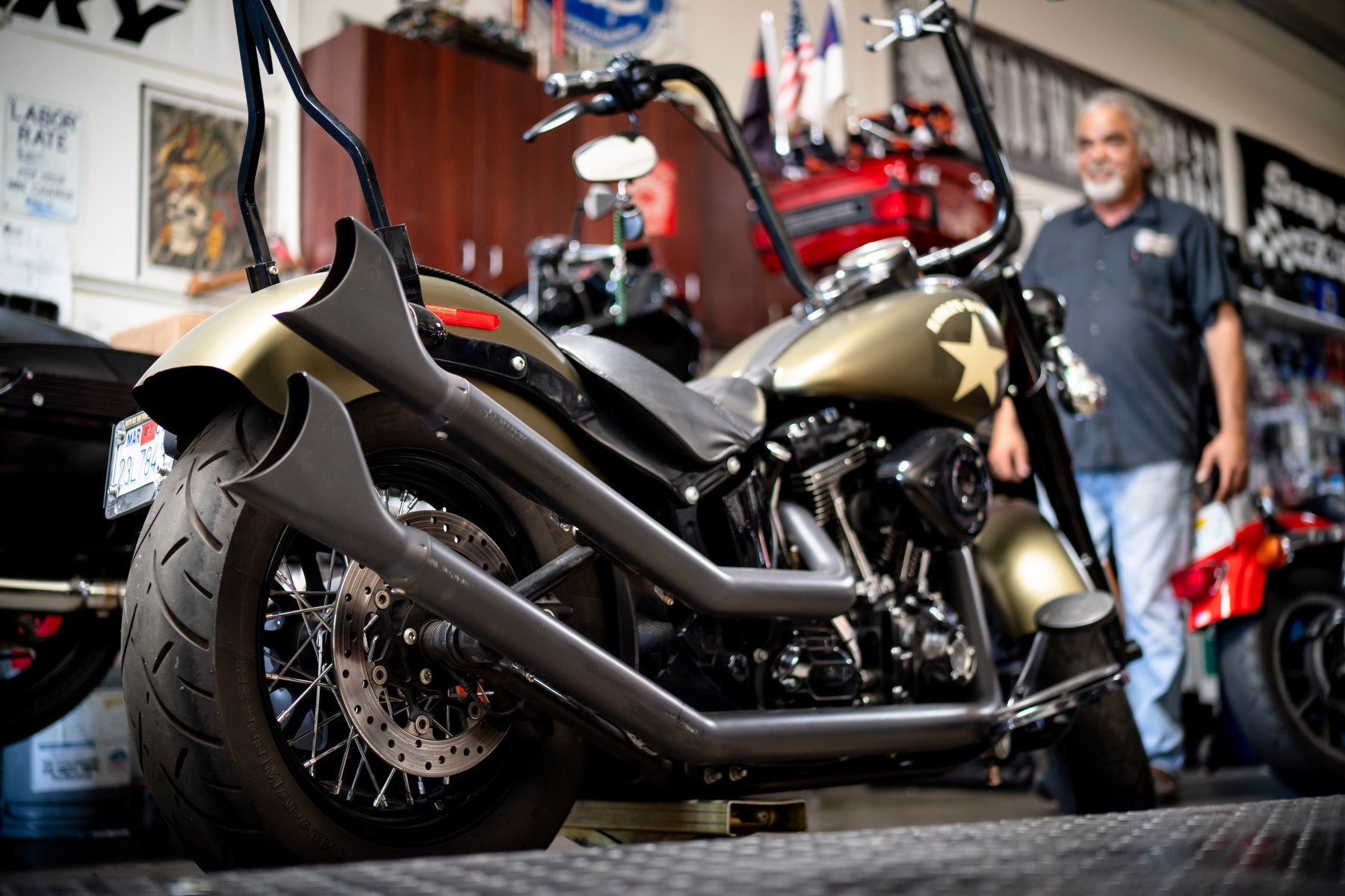 HARLEY SOFTAIL UPSWEEPS *NOT FOR WIDE TIRE BIKES