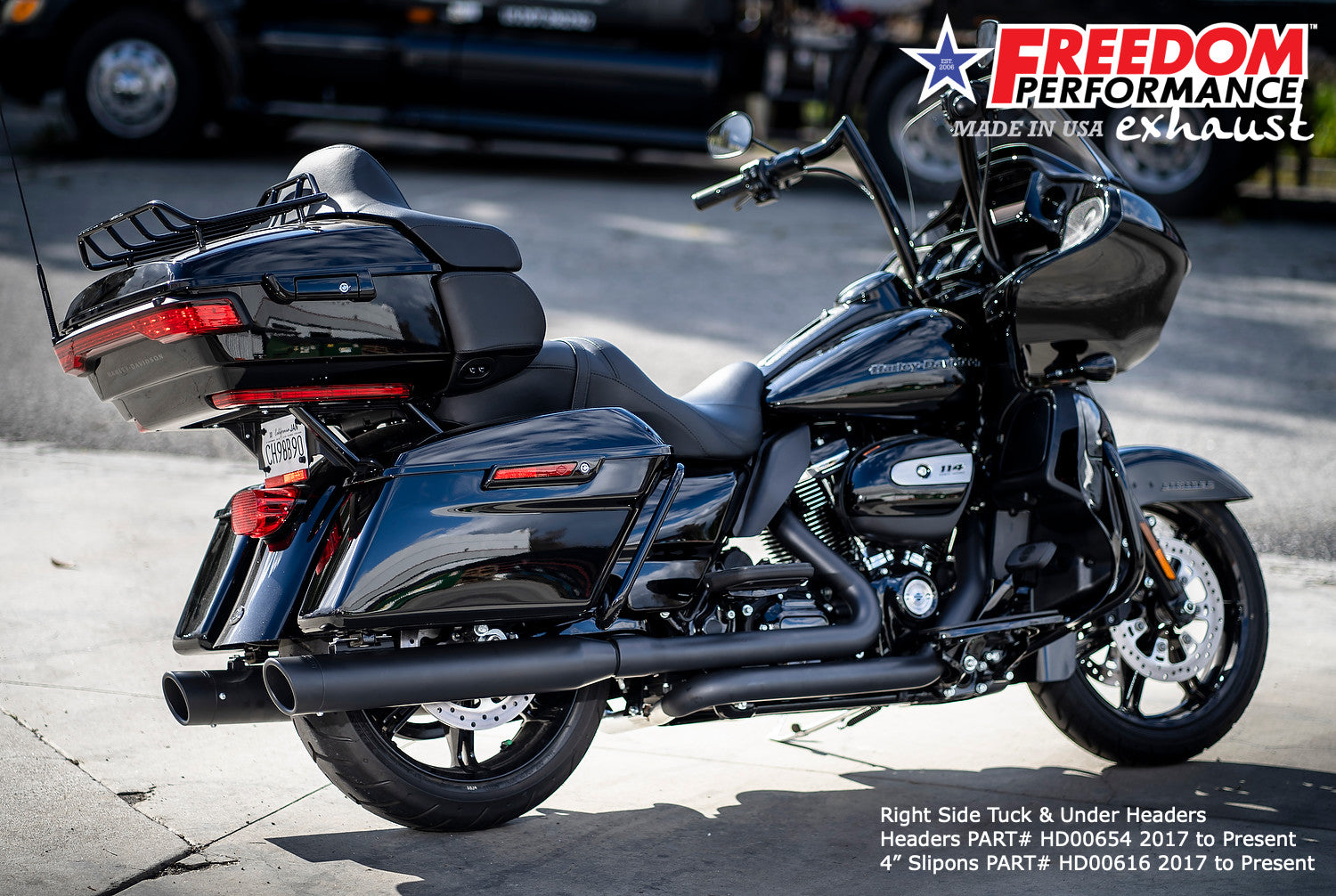 HARLEY TOURING LIBERTY & EAGLE 4" SLIP-ONS Bundle