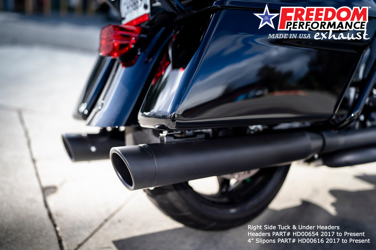 HARLEY TOURING LIBERTY & EAGLE 4" SLIP-ONS Bundle