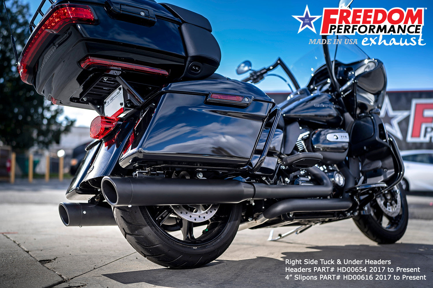 HARLEY TOURING LIBERTY & EAGLE 4" SLIP-ONS Bundle
