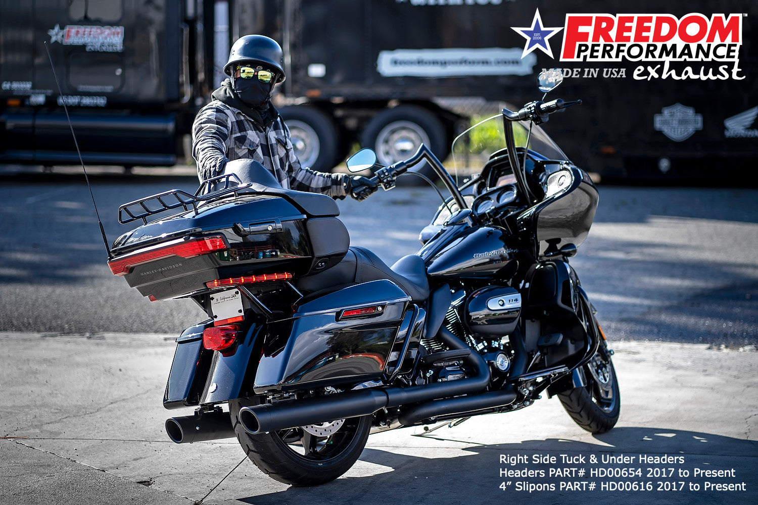 HARLEY TOURING LIBERTY & EAGLE 4" SLIP-ONS Bundle