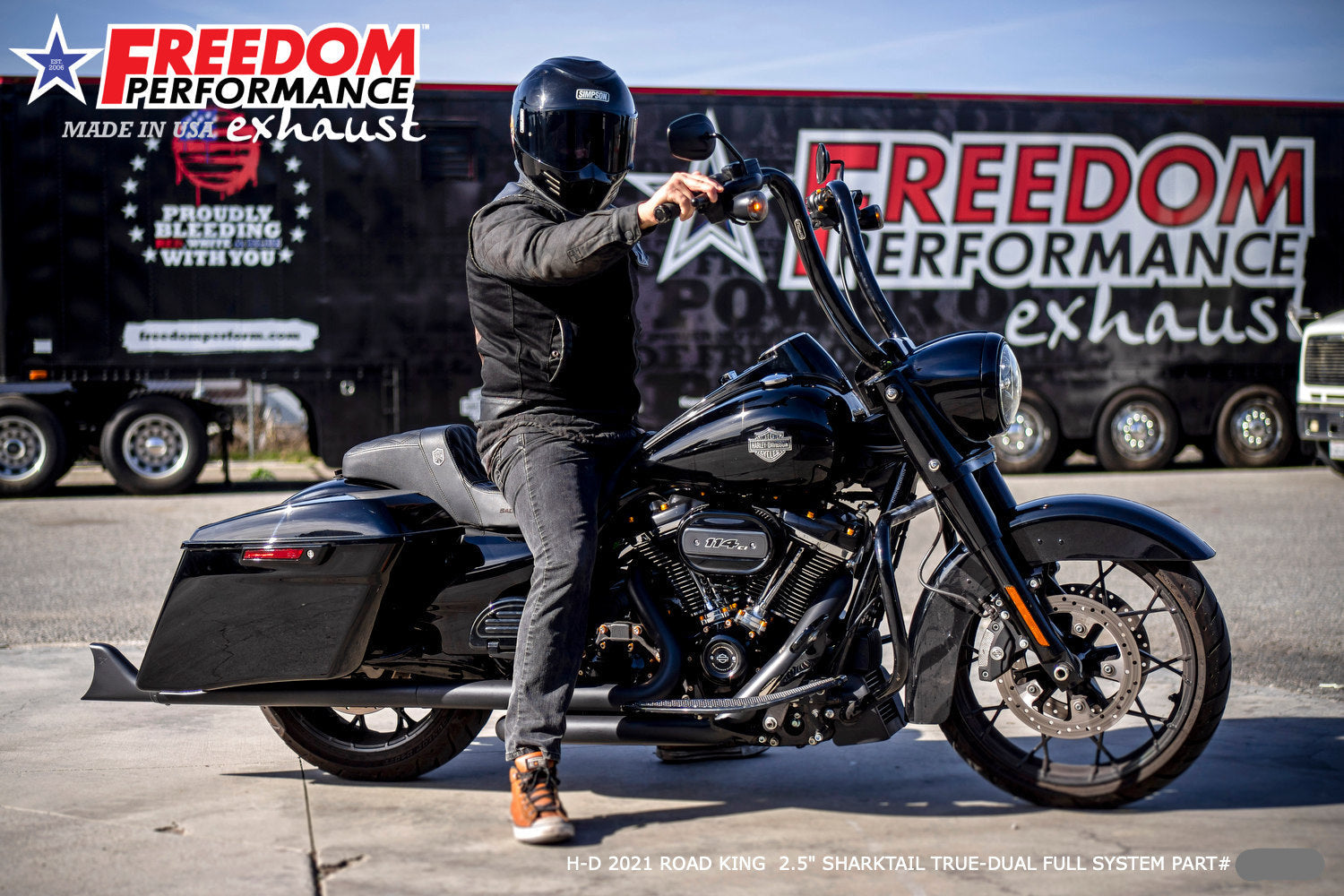 HARLEY TOURING 2.5" M8 TRUE-DUAL FULL SYSTEM 2017-PRESENT BUNDLE
