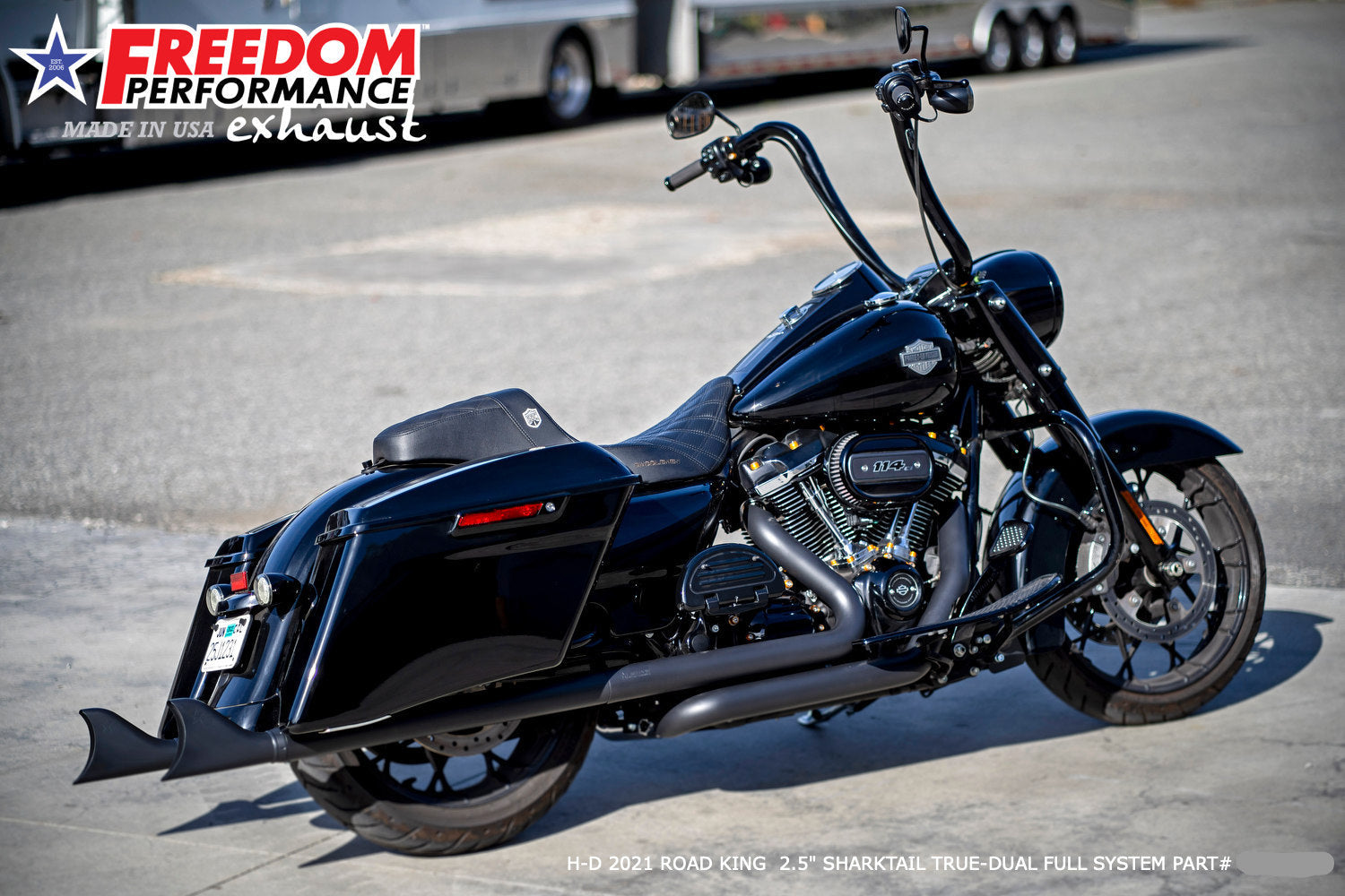 HARLEY TOURING 2.5" M8 TRUE-DUAL FULL SYSTEM 2017-PRESENT BUNDLE
