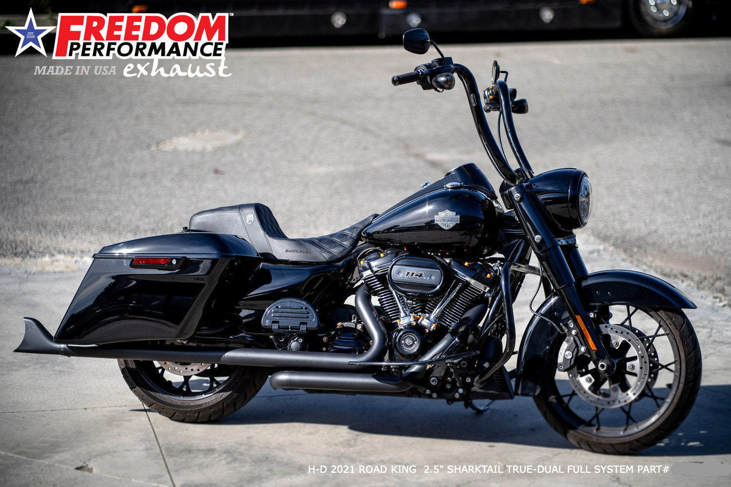 HARLEY TOURING 2.5" M8 TRUE-DUAL FULL SYSTEM 2017-PRESENT BUNDLE
