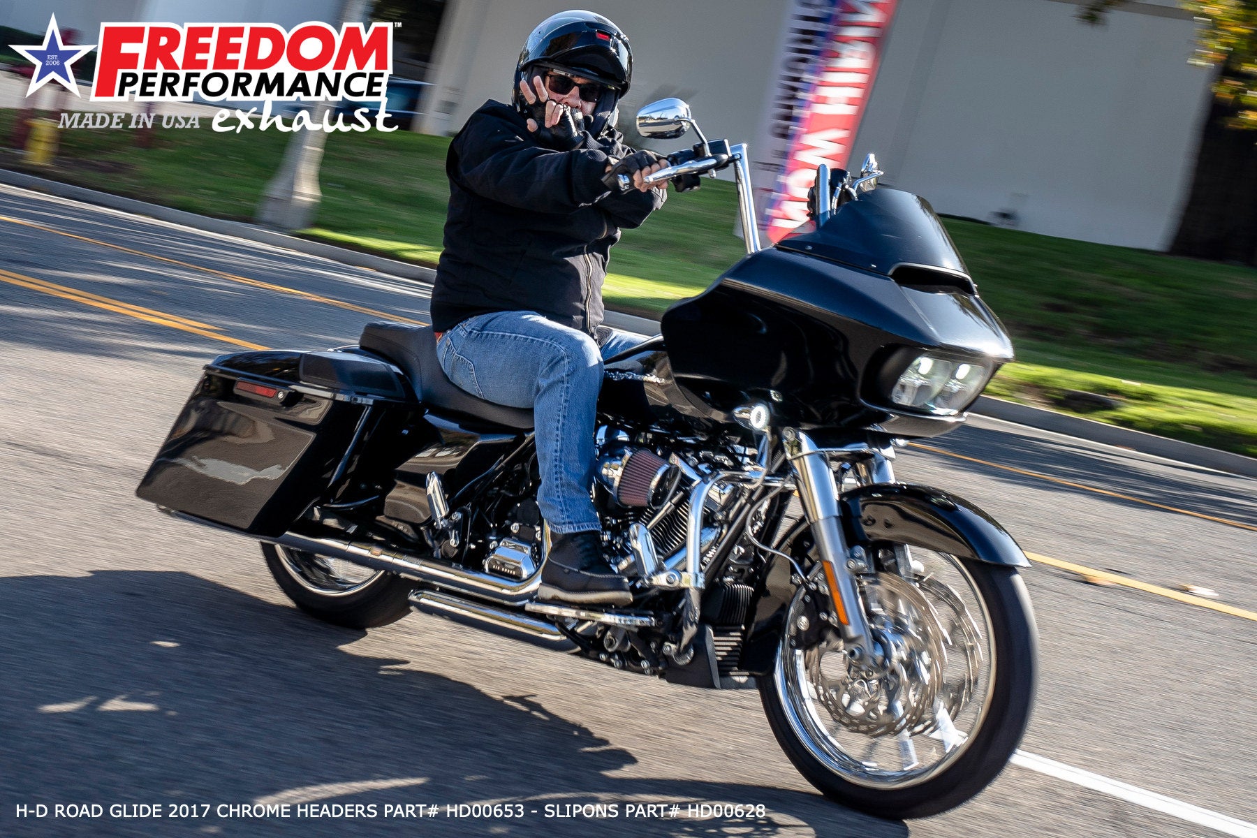 HARLEY TOURING RIGHT SIDE TUCK & UNDER TRUE-DUAL HEADERS Fits '95-Present
