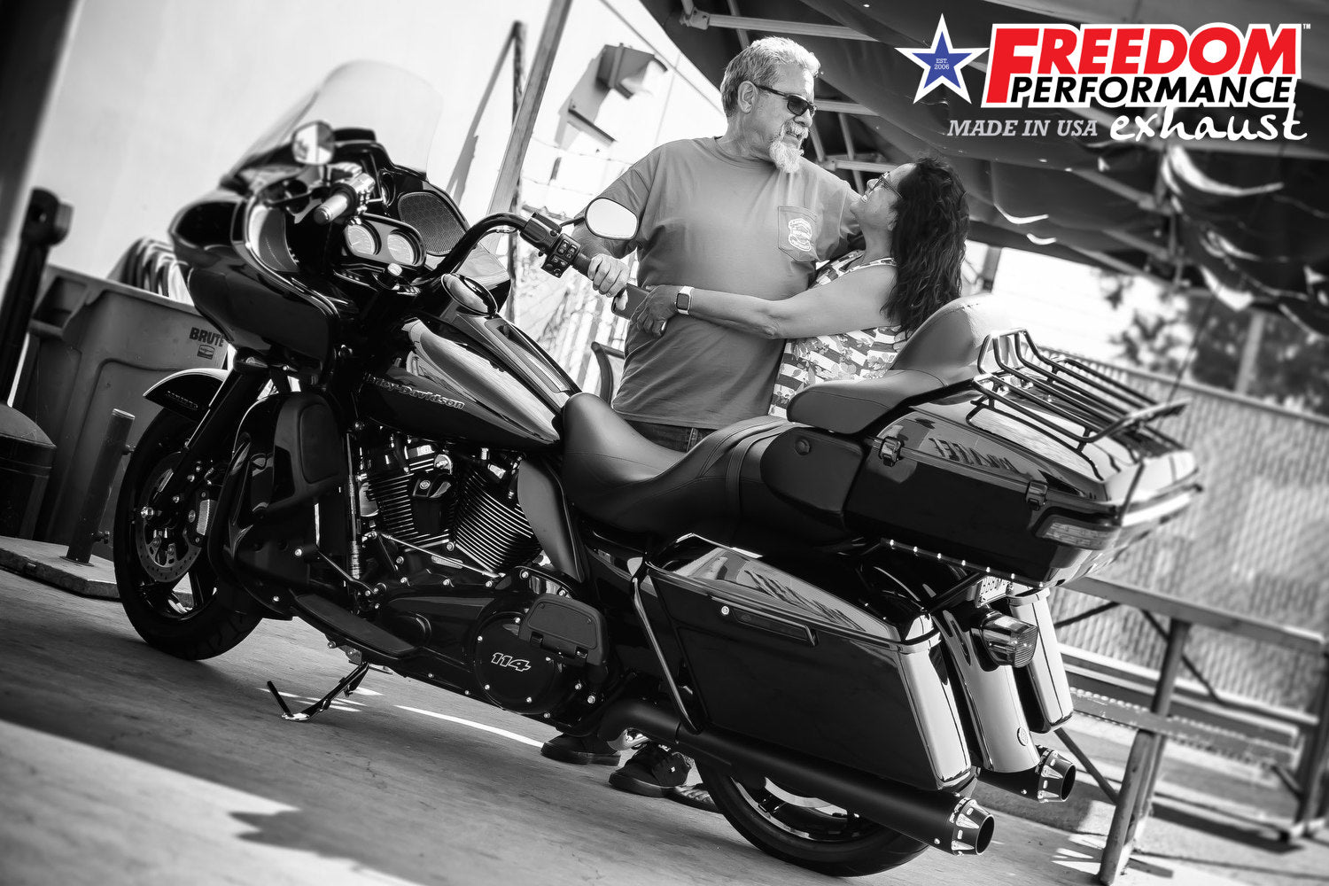 HARLEY TOURING RIGHT SIDE TUCK & UNDER TRUE-DUAL HEADERS Fits '95-Present