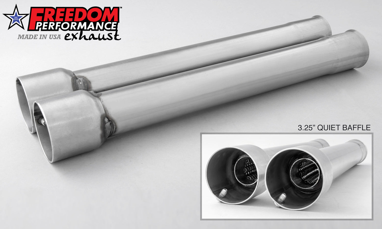 FPE 3.25" SLIP-ONS SINGLE BAFFLE (SPECIAL ORDER)