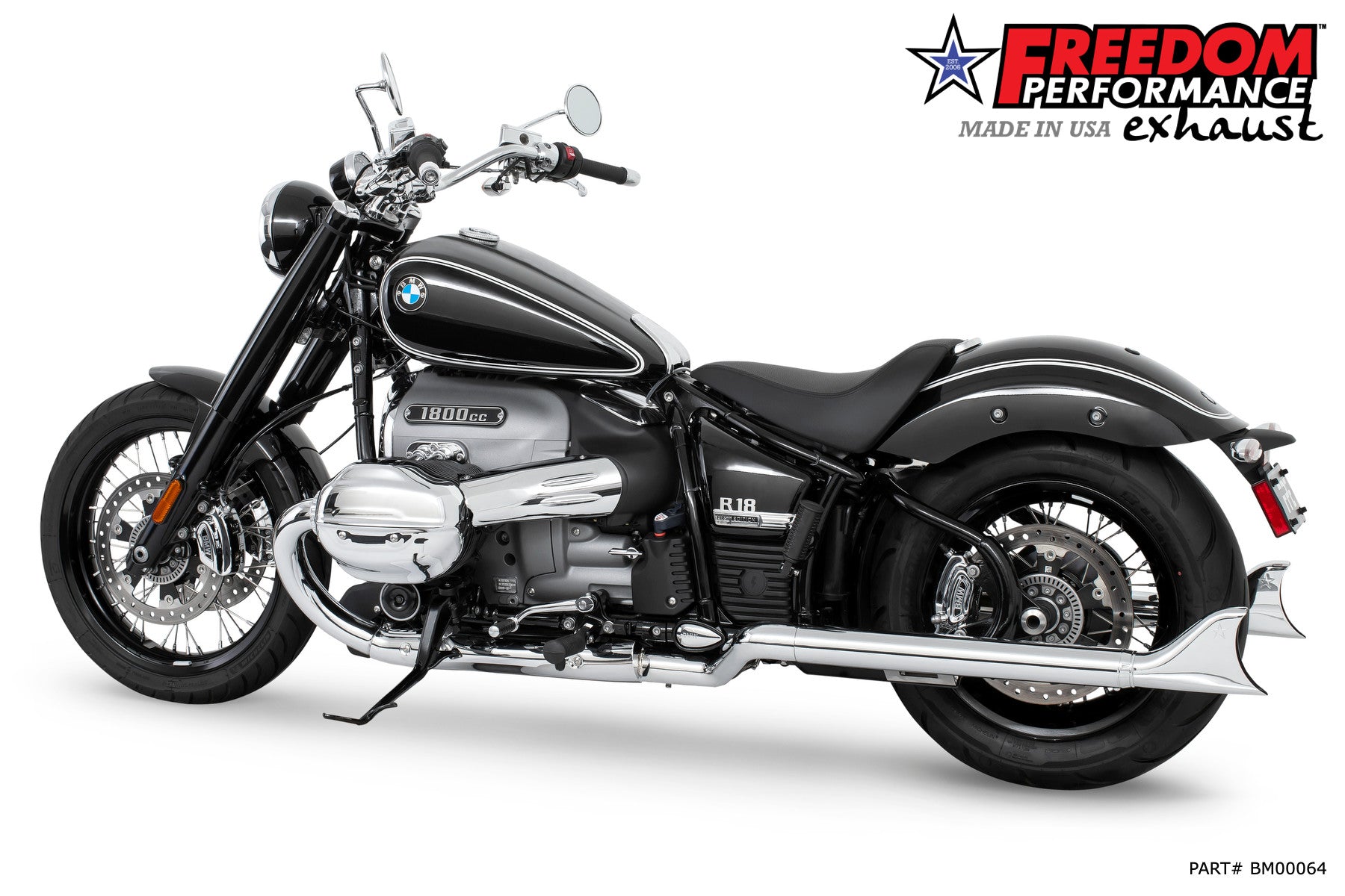 BMW R 18 2.5" SHARKTAIL SLIP-ONS (