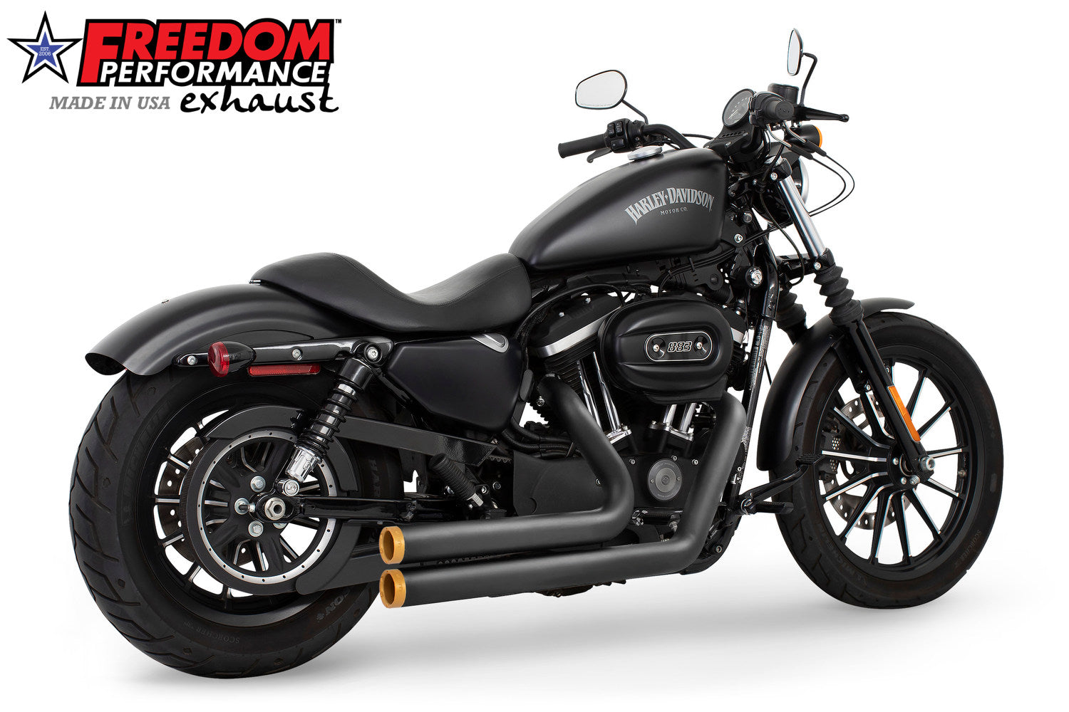 HARLEY-DAVIDSON ブラック サスペンダー HARLEY SPORTSTER INDEPENDENCE SHORTY 2004-2022 (SPECIAL ORDER)